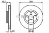 Диск тормозной (передний) Ford Focus 04-/Kuga 08-/Transit Connect 13- (300x25) BOSCH 0 986 479 C52 (фото 1)