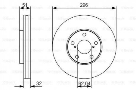 Тормозной диск BOSCH 0 986 479 R20