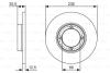 Диск тормозной передний DAEWOO Matiz 0,8/1,0 BOSCH 0986479R81 (фото 1)