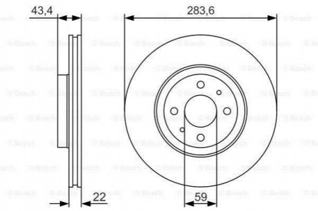 Тормозной диск BOSCH 0 986 479 S01