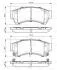Комплект тормозных колодок, дисковый тормоз BOSCH 0986494221 (фото 8)