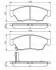 SUZUKI Тормозные колодки передн. LIANA 1.3I-1.6I 06/02 BOSCH 0986494238 (фото 1)