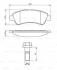 Комплект тормозных колодок, дисковый тормоз BOSCH 0 986 494 270 (фото 1)