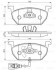 Колодки гальмівні (передні) Ауді A3/Seat Leon/Skoda Octavia IV/V/VW Golf VII 12- (+датчик) BOSCH 0986494721 (фото 1)