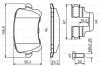 Дискові колодки задні BOSCH 0 986 494 731 (фото 1)