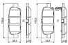 Гальмівні колодки, дискові BOSCH 0 986 494 857 (фото 1)