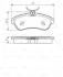 Тормозные колодки перед. CITROEN C2/3 BOSCH 0986495064 (фото 1)