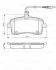 Тормозные колодки пер. PEUGEOT 407 04- BOSCH 0986495091 (фото 1)