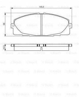 ГАЛЬМІВНІ КОЛОДКИ, ДИСКОВІ BOSCH 0 986 495 152 (фото 1)