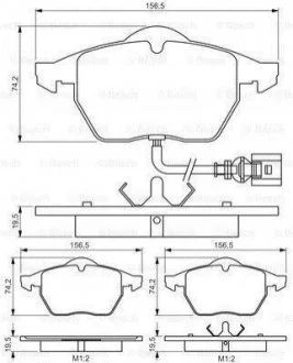 Фото 1 - тормозные колодки BOSCH 0 986 495 249 Тормозные колодки BOSCH 0 986 495 249 (фото 1)
