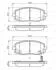 HYUNDAI Тормозные колодки пер. I10, KIA Picanto (без ESP) BOSCH 0986495377 (фото 1)