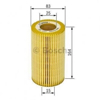 P9121 H=162mm Фильтр масляный вставка BMW E34 3,0/4,0 E32/38 3,0-5,4 BOSCH 1457429121