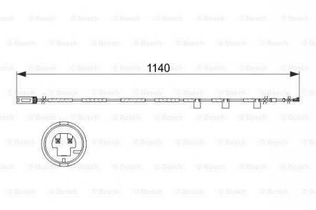 Датчик зносу гальмівних колодок (задніх) Mini Mini 1.6/2.0 06-15 BOSCH 1987473525