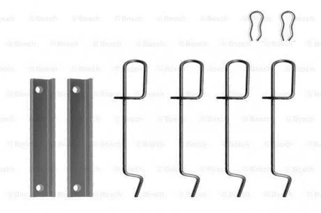Гальмівні аксесуари (Монтажний комп-кт колодки) BOSCH 1987474078