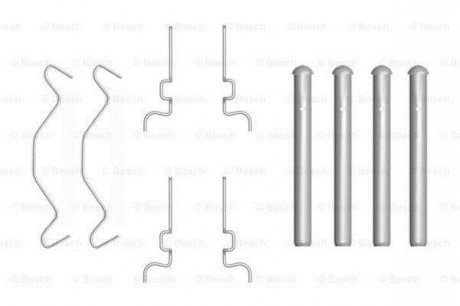 Планка суппорта (заднего) прижимная (к-кт) Toyota Prius 00-09 BOSCH 1987474313