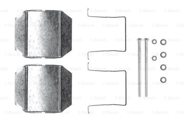 Гальмівні аксесуари (Монтажний комп-кт колодки) BOSCH 1987474333 (фото 1)