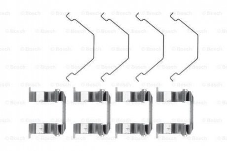 Планка суппорта (переднего) прижимная (к-кт) Mazda 323/626 91-02 BOSCH 1987474353