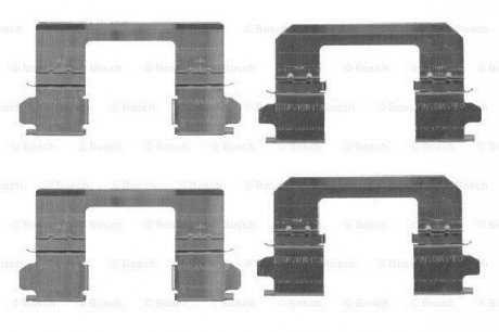 Гальмівні аксесуари (Монтажний комп-кт колодки) BOSCH 1987474461 (фото 1)