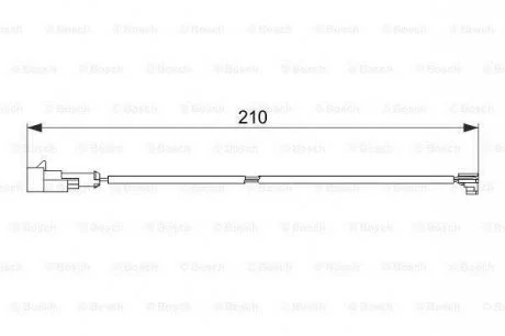 Датчик износа торм. кол. IVECO 99- BOSCH 1987474520