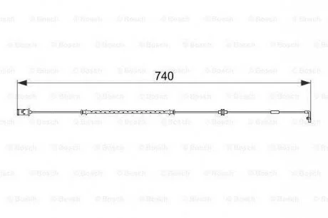 Датчик износа тормозных колодок BOSCH 1987474587
