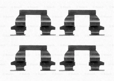 Гальмівні аксесуари (Монтажний комп-кт колодки) BOSCH 1987474655