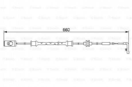 ДАТЧИК ЗНОШУВАННЯ ДИСК.КОЛ.ЗАД BOSCH 1 987 474 972