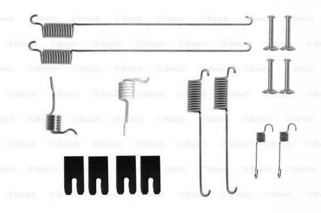 Комплект пружинок колодок ручника Land Rover Freelander 98-06 BOSCH 1987475302