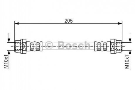 Гальмівний шланг BOSCH 1987476477