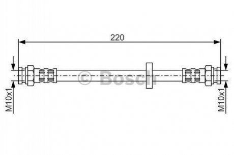 Гальмівний шланг BOSCH 1987476633
