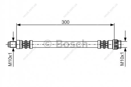 Тормозной шланг BOSCH 1987476699 (фото 1)