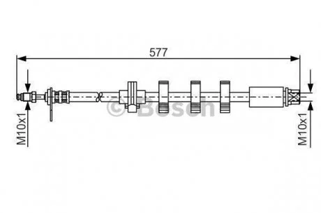 Гальмівний шланг BOSCH 1987476809