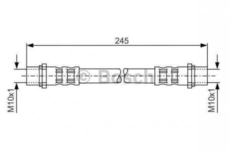Гальмівний шланг BOSCH 1987476904