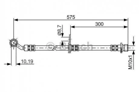 Гальмівний шланг 1 987 476 987 BOSCH 1987476987