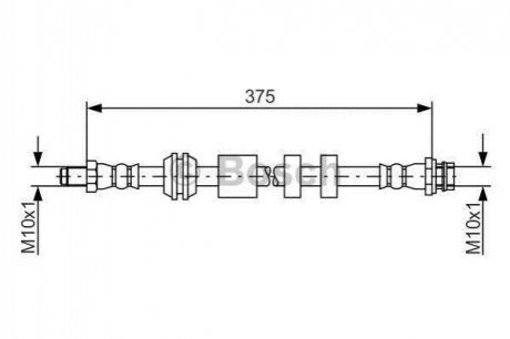 Гальмівний шланг BOSCH 1 987 481 563