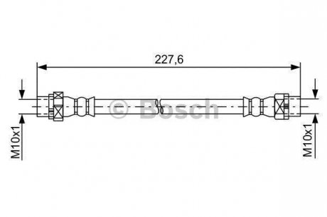 Гальмівний шланг BOSCH 1 987 481 582