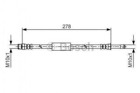 Гальмівний шланг BOSCH 1 987 481 617