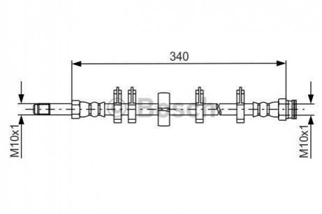 Гальмівний шланг BOSCH 1 987 481 667