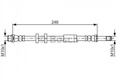 Гальмівний шланг BOSCH 1 987 481 714