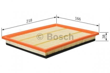 Фільтр повітря F 026 400 177 BOSCH F026400177