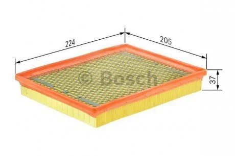 Повітряний фільтр F 026 400 348 BOSCH F026400348