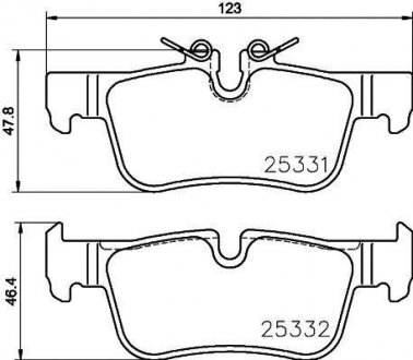 Гальмівні колодки дискові P06 094 BREMBO P06094