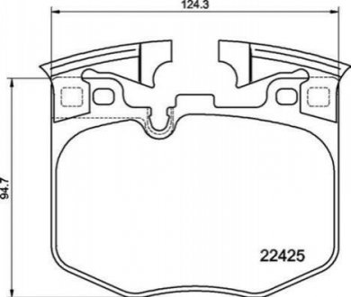 Гальмівний супорт BREMBO P06 099