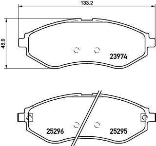 Гальмівні колодки дискові P10 057 BREMBO P10057 (фото 1)