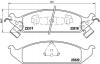 Тормозные колодки дисковые, к-кт. BREMBO P11 011 (фото 1)