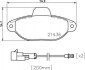 Тормозные колодки дисковые, к-кт. BREMBO P24 147 (фото 1)