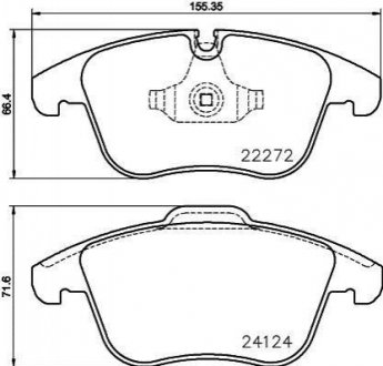 Тормозные колодки, к-кт. BREMBO P36 030 (фото 1)