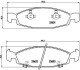 Гальмівні колодки дискові P37 005 BREMBO P37005 (фото 1)