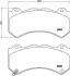 Тормозные колодки, к-кт. BREMBO P37 018 (фото 1)