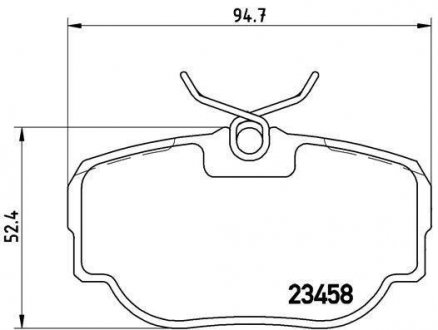 Тормозные колодки дисковые BM BREMBO P44009