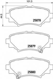 Тормозные колодки дисковые BREMBO P49049